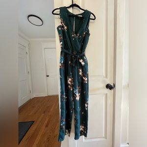 Floral dressy jumpsuit